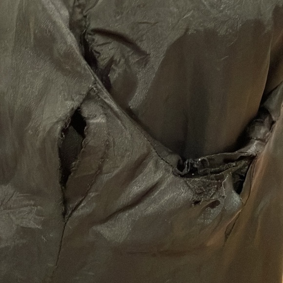 (2/$10) ⭐️HP⭐️ Club Monaco Classic Black Suite Jacket (tears in inner lining) - Picture 6 of 6